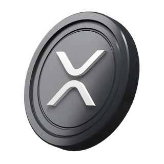 Koin XRP Ripple dalam elemen grafis sebagai bagian dari panduan kripto untuk pemula